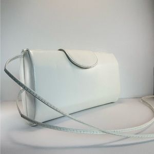 Vintage 80s Style Handbay by Etra Genuine Leather Clutch